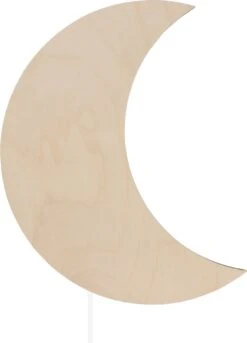 Wandlamp Kinderkamer | Wandlamp Maan | Kinderwandlampen |Wandlamp Babykamer | Kinderkamer Lamp - Houten Lamp - Multiplex Lamp | Greenbasic®