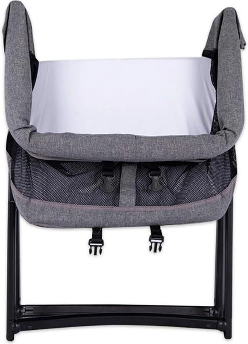Hibaby Co-Sleeper - Essential Brown - Wieg Functie - Reisbedje - Inclusief Matras 7 Hibaby Co-Sleeper - Essential Brown - Wieg Functie - Reisbedje - Inclusief Matras - Afbeelding 5