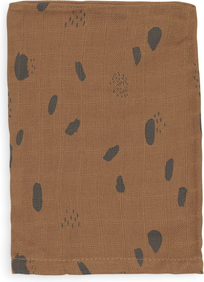 Jollein Baby Hydrofiel Washandje Spot - Caramel - 3 Stuks 6 Jollein Baby Hydrofiel Washandje Spot - Caramel - 3 Stuks - Afbeelding 4