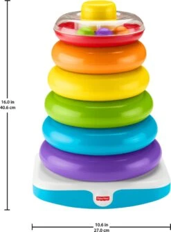 Fisher Price Fisher-Price Stapelringen - Grote Kleurenringpiramide -Baby Peuter Winkel 887x1200 4