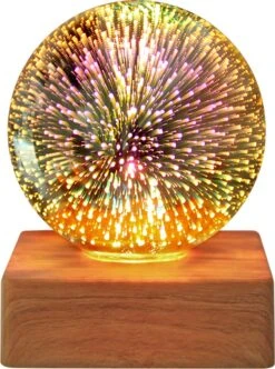 TIKKENS® Sterrenlamp 3D Nachtlamp Voor Kinderen & Baby - USB Aansluiting - Tafellamp Voor Slaapkamer - Nachtlampje - Nachtlamp - LED - Verlichting - Babykamer Nachtlampjes - Nachtlampjes