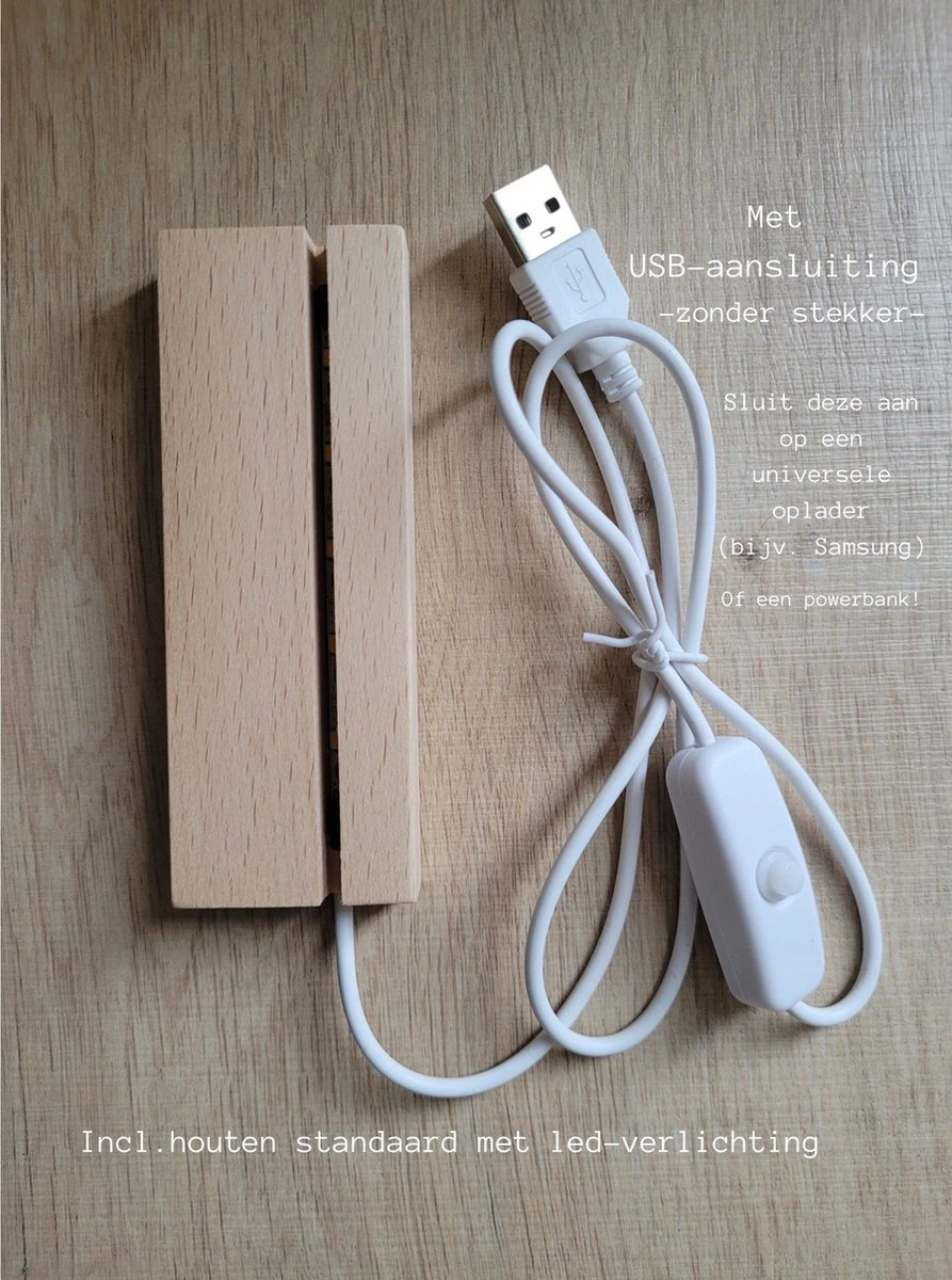 Nachtlampje Met Sterrenbeeld | Naam En Geboortedatum - Gepersonaliseerd Kraamcadeautje | Led Lampje Met USB Aansluiting | Babykamer 5 Nachtlampje Met Sterrenbeeld | Naam En Geboortedatum - Gepersonaliseerd Kraamcadeautje | Led Lampje Met USB Aansluiting | Babykamer - Afbeelding 3