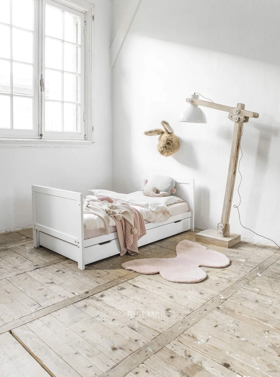 Petite Amélie ® Ledikant - Babybed Wit 70x140 Cm - Meegroeibed 0 - 6 Jaar - Groeit Met Je Kind Mee 6 Petite Amélie ® Ledikant - Babybed Wit 70x140 Cm - Meegroeibed 0 - 6 Jaar - Groeit Met Je Kind Mee - Afbeelding 4
