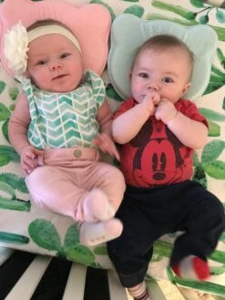 Baby IQ Orthopedisch Baby Hoofdkussen – Traagschuim – Tegen Plat Achterhoofd – Baby Kussen Plat Hoofd - Kraamcadeau – Blauw – Incl Gratis Bandana Slabber -Baby Peuter Winkel 900x1200 11