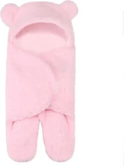 Fiory Baby Wikkeldoek Teddybeer| Inbakerdoek| Slaapzak| Zachte Vacht| Kinderwagen| Muts En Oortjes| Eerste Baby Maanden| Roze -Baby Peuter Winkel 900x1200 18
