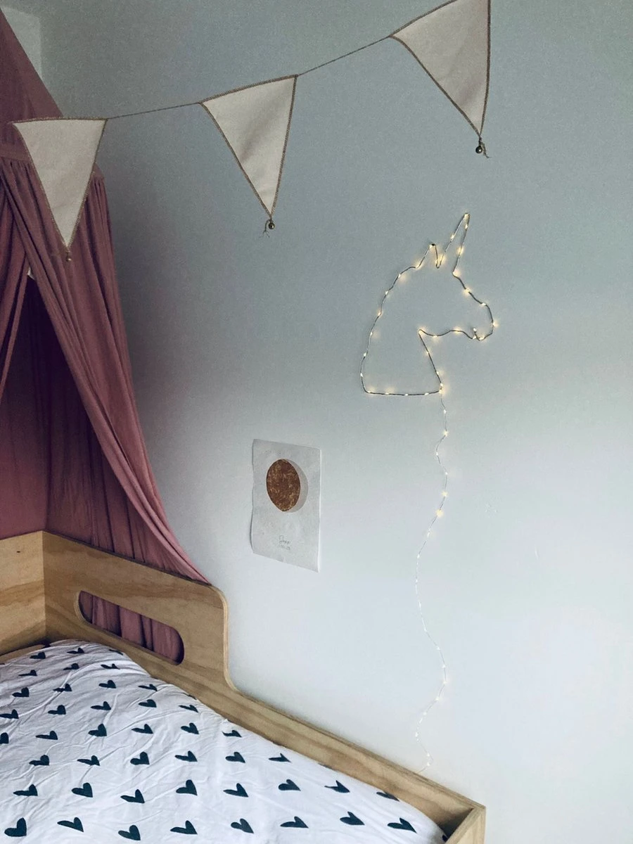 Unicorn Lampje - Usb Aasluiting - Babykamer Nachtlampje - Eenhoorn - Lichtslinger - Verlichting Kinderkamer - Draadlamp 4 Unicorn Lampje - Usb Aasluiting - Babykamer Nachtlampje - Eenhoorn - Lichtslinger - Verlichting Kinderkamer - Draadlamp - Afbeelding 2