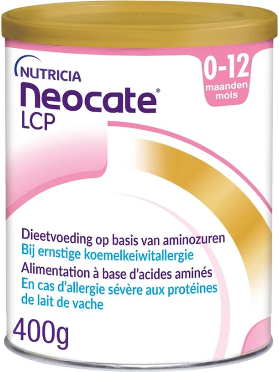 Neocate LCP Poeder Nutricia Dieetvoeding 400 Gram 3 Neocate LCP Poeder Nutricia Dieetvoeding 400 Gram