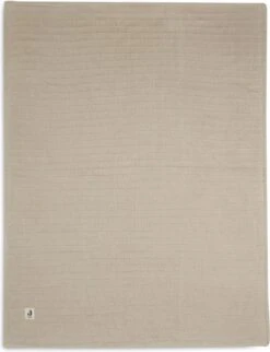 Jollein Baby Deken Ledikant Velvet Pure Knit - Nougat - GOTS -Baby Peuter Winkel 921x1200 2