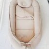 Jaju Baby - Babynestje En Hoofdkussen - Organische Katoen - Antibacterieel Babynestje - Anti-Allergisch Babynestje - Lichtbruin - 74 X 40 Cm -Baby Peuter Winkel 944x1200 1