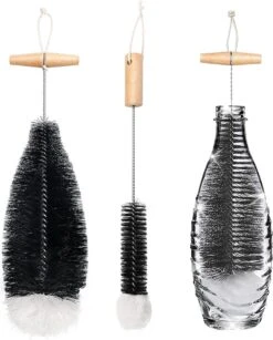 Merkloos Flessenborstel 2-pack Geschikt Voor Sodastream Flessen – Vaatwasbestendig Flessenreiniger Schoonmaakborstel - Flessenrager Flesborstel Borstel -Baby Peuter Winkel 967x1200 7