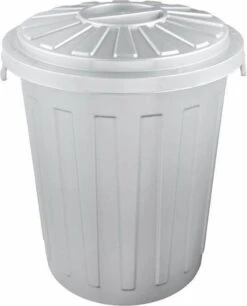 AFVALBAK ROND M/D MAXI BIN 36X42 - 23 L GRIJS OK KEEEPER 10213 -Baby Peuter Winkel 968x1200