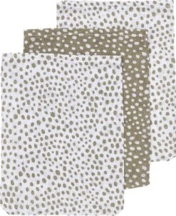 Meyco Hydrofiele Washandjes 3-pack Cheetah - Taupe