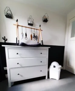 DiaperChamp ONE - Soft Silver - Standaard Luieremmer 35 DiaperChamp ONE - Soft Silver - Standaard Luieremmer -Baby Peuter Winkel 987x1200