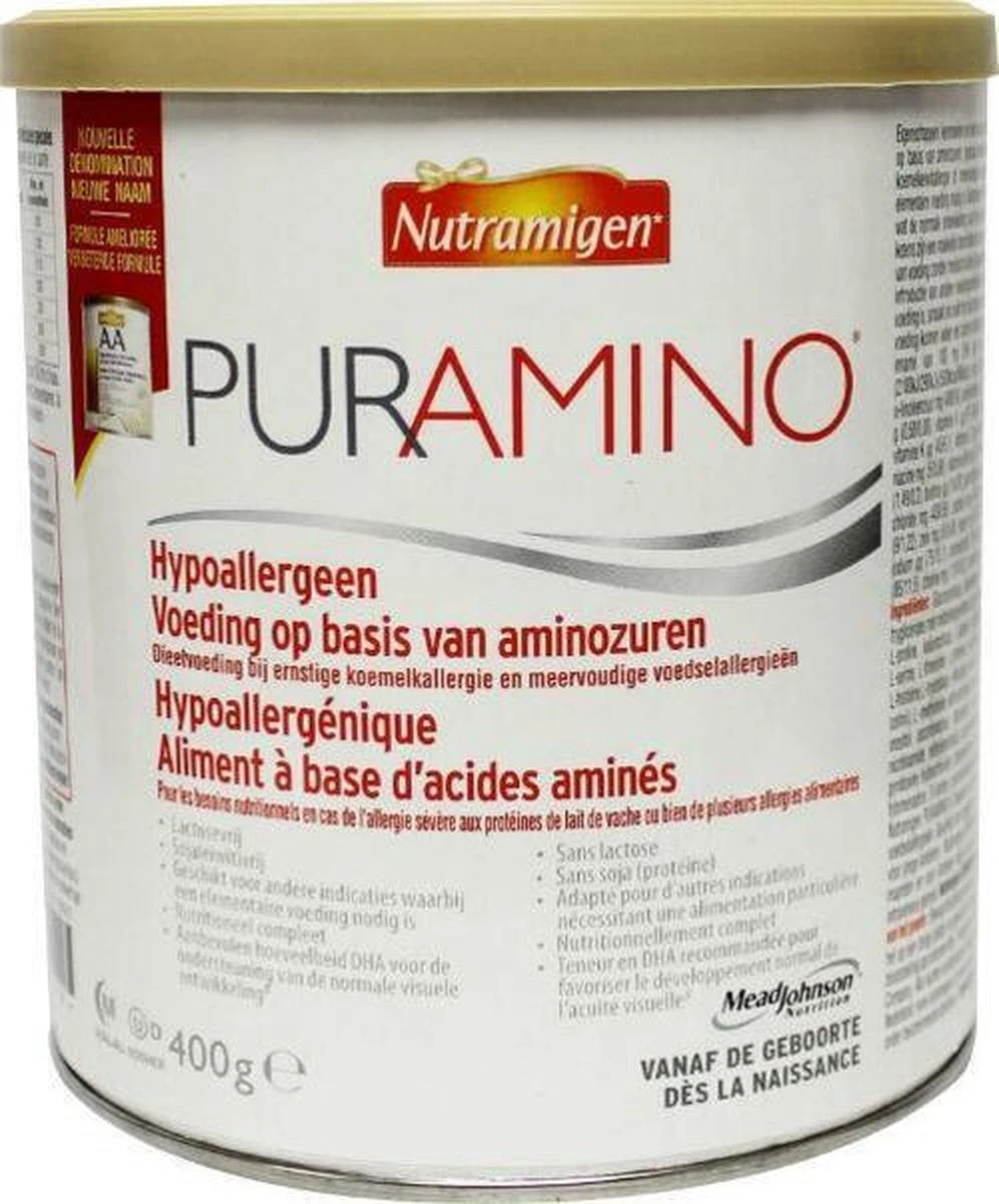 Nutramigen Puramino - Zuigelingenvoeding Op Basis Van Aminozuren - Dieetvoeding - 400 Gram 3 Nutramigen Puramino - Zuigelingenvoeding Op Basis Van Aminozuren - Dieetvoeding - 400 Gram